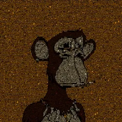 BORED APE ASCII CLUB #1166