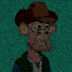 BORED APE ASCII CLUB #1161