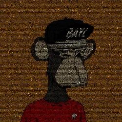 BORED APE ASCII CLUB #1383