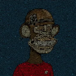 BORED APE ASCII CLUB #1077