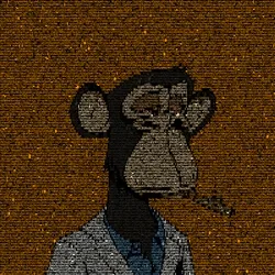 BORED APE ASCII CLUB #1117