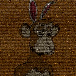 BORED APE ASCII CLUB #1168