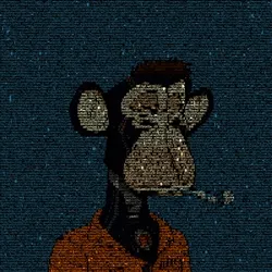 BORED APE ASCII CLUB #1262