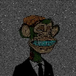 BORED APE ASCII CLUB #1401