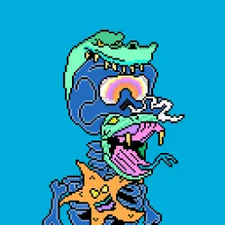 Skulls on Ape #3664