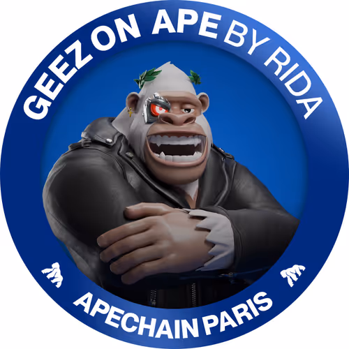 Geez on Ape by Rida - APECHAIN PARIS 2025