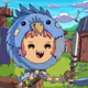 6896