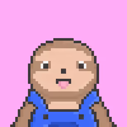 Pixel Sloth #420