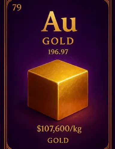 (ANIM) GOLD (Au)