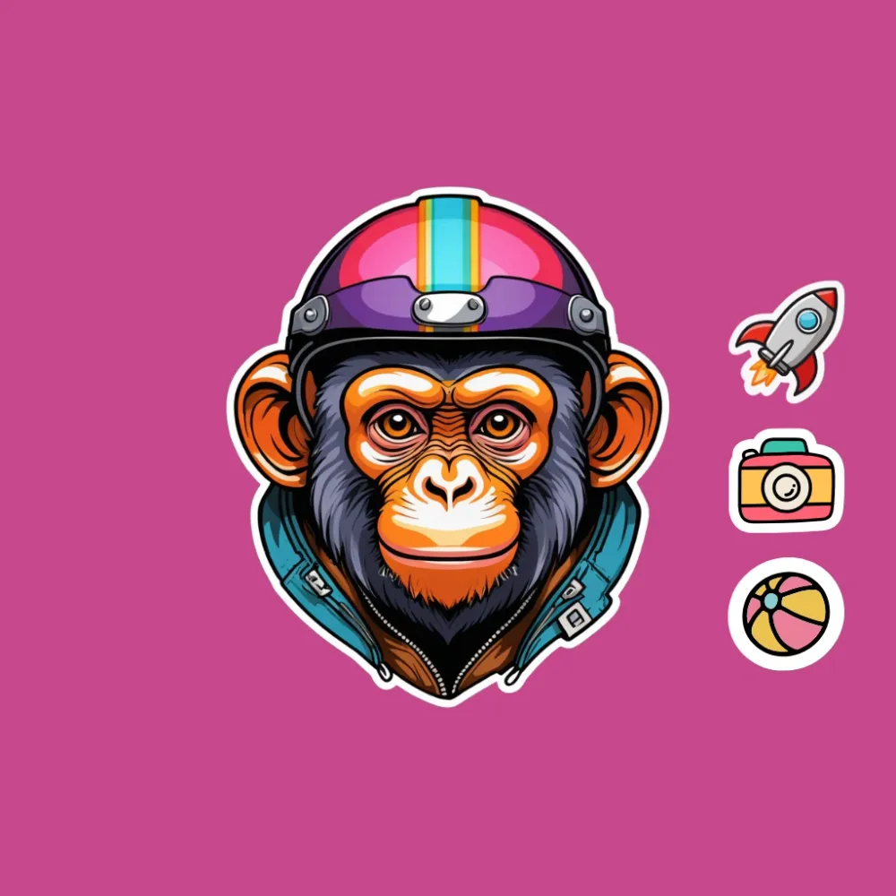 Ape Stickers #299 - Ape Stickers | OpenSea