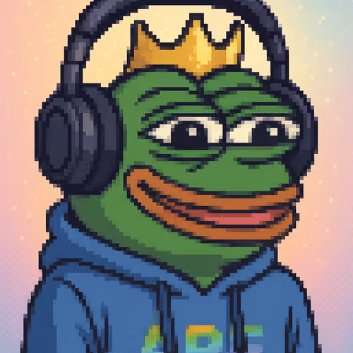 Pepe the Chill King: Crypto Beats & Crown