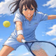 Anime Tennis Nature