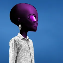 "Not From Here" 👽OFFICIAL 2025 NFT Collection 👽 #3852