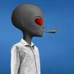 "Not From Here" 👽OFFICIAL 2025 NFT Collection 👽 #2250