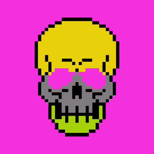 ART Pixel Skull #697