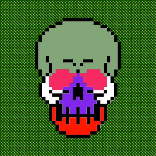 ART Pixel Skull #1589