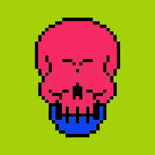 ART Pixel Skull #1023