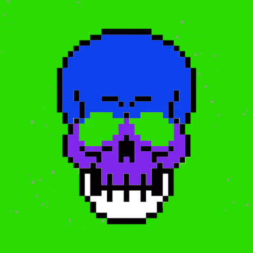 ART Pixel Skull #1801