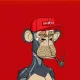 Bored Ape on Ape Red #781