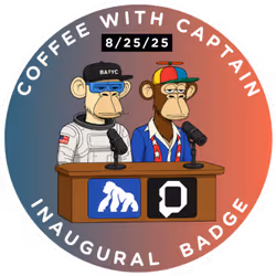 Coffee with Captain Inaugural Badge