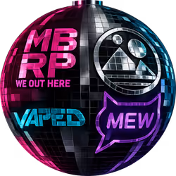 The Meta Beast Party Badge #40 The Internet is better with friends