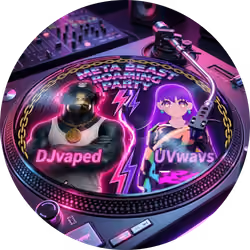Meta Beast Roaming Party Badge #41 2X The Vibes with Guest DJ's DJvAPED & UVWAVS
