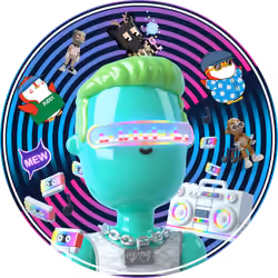 Meta Beast Roaming Party Badge #37 Good vibes with Guest DJ Jambert