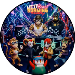 Meta Beast Roaming Party Badge #43 Bring Da Vibes