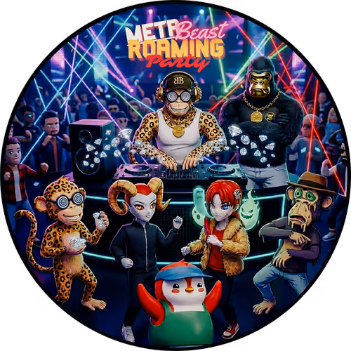 Meta Beast Roaming Party Badge #43 Bring Da Vibes