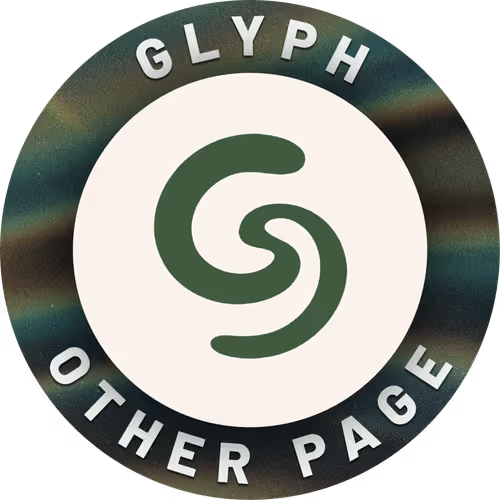 Glyph on Other Page