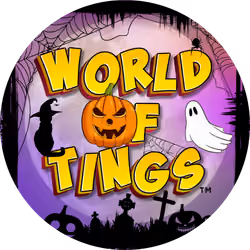 World Of Tings Halloween Badge