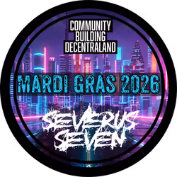 Mardi Gras 2026 Community Building Decentraland, Featuring: SeverusSeven