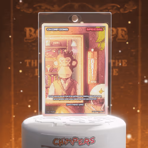 Chimpers Cards - Diamond Fleece