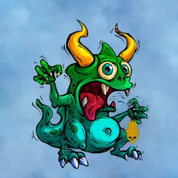 Dragon On Ape #1337