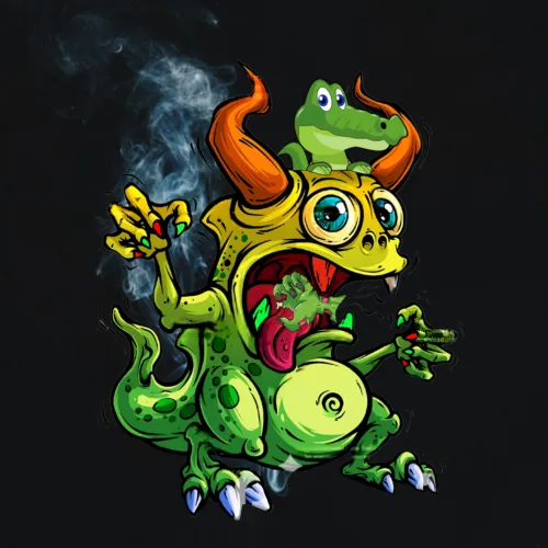 Dragon On Ape #1536