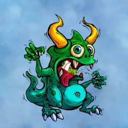 Dragon On Ape #2071