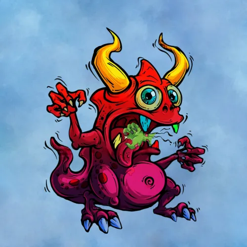 Dragon On Ape #1445