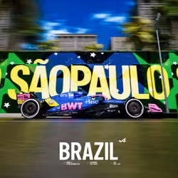 BRAZIL RACE POSTER #21