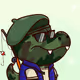 Crocky On Ape #1940