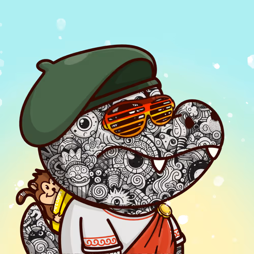 Crocky On Ape #1647
