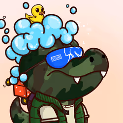 Crocky On Ape #1715