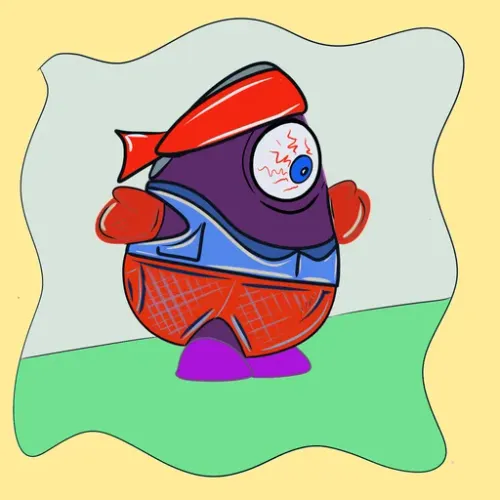Bored Egg On Ape #634