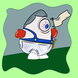 Bored Egg On Ape #394