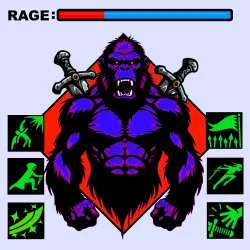 Melee Apes by @Roundwaters #150