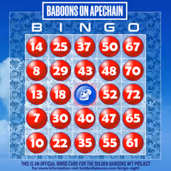 Baboons on Apechain Bingo #385