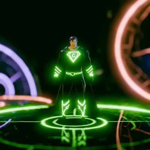 Neon Shadow Avatar Key #3