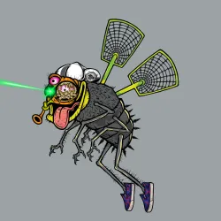 Funky Flies on Ape #4918
