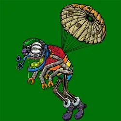 Funky Flies on Ape #4916