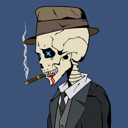 Skeleton Mafioso #564