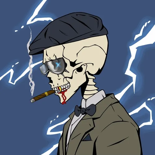 Skeleton Mafioso #287
